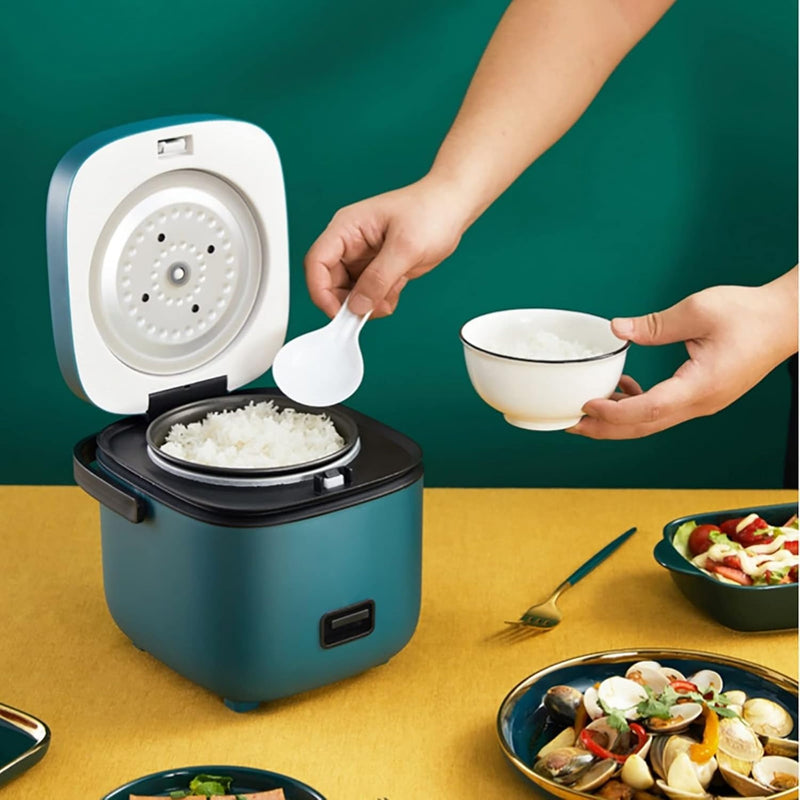 Mini Rice Cooker 1.2L – Multi-Function Steamer & Cooker for 1-2 People (220-240V)