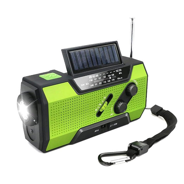 Solar Hand Crank Emergency Radio – AM/FM & Flashlight