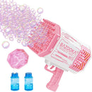 Rechargeable Bubble Gun – Bazooka Bubble Machine Toy for Kids