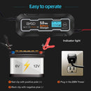 5A Smart Car Battery Charger 6V/12V – LCD Display Automatic