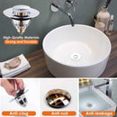 Universal Pop-Up Sink Plug 35–44mm – Copper & Stainless Steel Drain Stopper