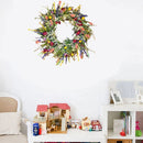 Artificial Door Wreath - Outdoor Flowers