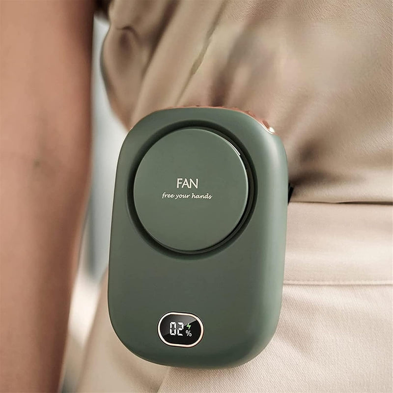 Portable Neck Fan – Hands-Free USB Rechargeable - 3 Speeds