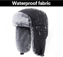 Cold Resistant Trapper Hat – Unisex Waterproof Faux Fur Lined Hat with Ear Protection