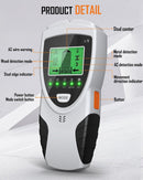 5-in-1 Stud Finder Wall Scanner - LCD Display - AC Wire & Metal Detector