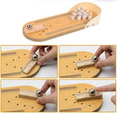 Mini Wooden Bowling Game – Tabletop Ten Pin Set for Family Fun & Decompression