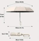 Windproof Folding Umbrella – Reinforced Frame Auto Open/Close Buckle Handle