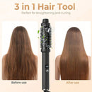 240W Hot Brush – Fast Heat Curling & Straightening Brush for Medium to Long Hair