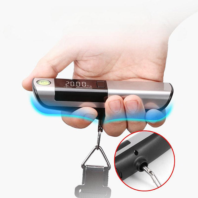 Multifunctional Digital Luggage Weighing Scale – 50kg/110lb Capacity with Measure Tape