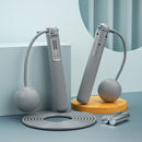 Cordless Weighted Skipping Rope – Digital Counter Portable Fitness Equipment