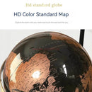 20cm Black & Gold Rotating Globe – European Inspired Elegant Home & Office Decor
