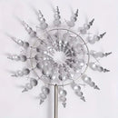 Metal Garden Windmill Spinner – Kinetic Yard Art for Outdoor Lawn & Patio Decor