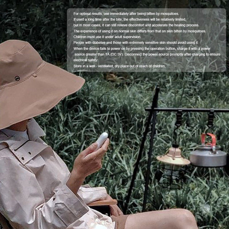 Portable Anti-Itch Device Insect Bite Healer – Rechargeable Mosquito Bite Relief for Outdoor Use
