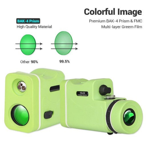 HD Monocular Telescope – 10x30 with Night Vision & LED