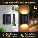 Exterior Solar Lights -Ideal for Wall & Fence - Outdoor Garden Lighting - Waterproof