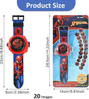 Spiderman Kids Digital Projector Watch – 3D Cartoon Projection Toy Wristwatch