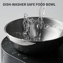 Dog & Cat Bowl with Elevated Stand - Stainless Steel & Easy to Clean