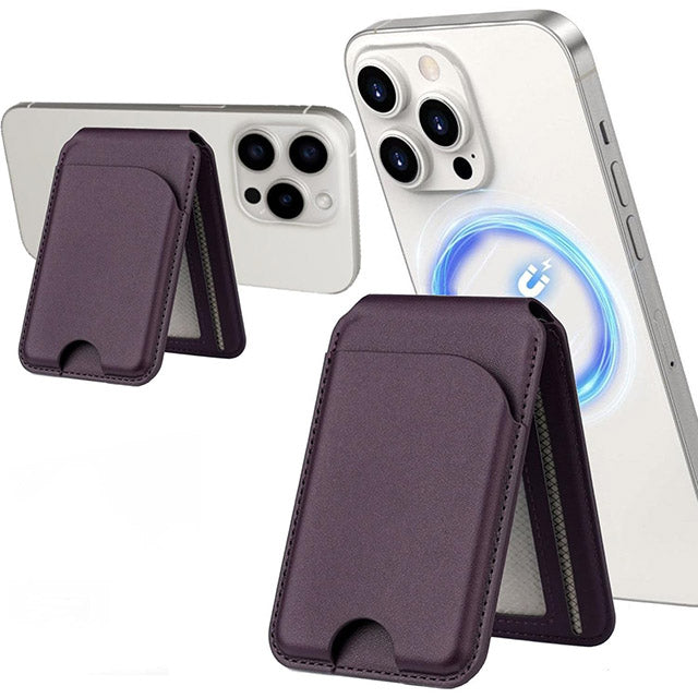 MagSafe Magnetic Wallet – PU Leather Card Holder for iPhone 16/15/14/13/12