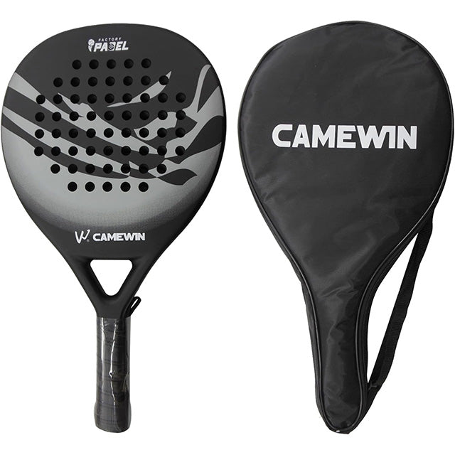 Carbon Fibre Paddle Tennis Racket – Pro Padel with Cover Bag
