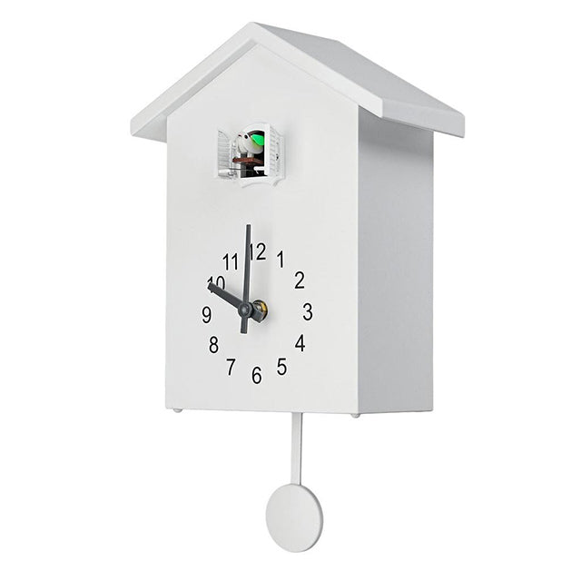 Cuckoo Clock with Pendulum – Battery-Powered Cuckoo Sound for Living Room Décor