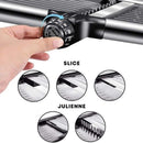 Adjustable Professional Mandoline Slicer – Stainless Steel Vegetable & Fruit Cutter for Effortless Kitchen Prep