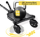Buggy Board with Seat – 2-Wheel Pushchair with 360° Wheels