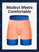 Swimming Shorts - 2-in-1 Breathable Quick Dry Shorts with Compression Lining