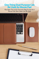 Protective Laptop Sleeve – Non-Slip Faux Leather Case Fits Most Laptops
