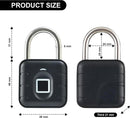 Fingerprint Padlock – Smart Lock for Locker & Drawer IP67 Waterproof