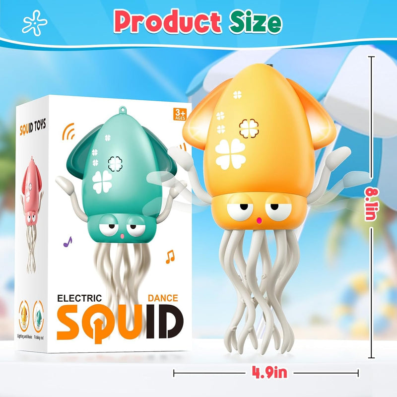 Smart Dancing Octopus Toy – Rechargeable Moving Squid with Sensor for Kids