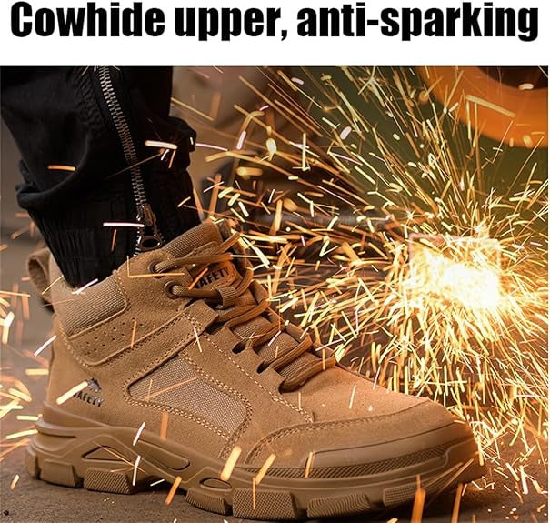 Men’s Winter Safety Shoes – Steel Toe Anti-Smash & Puncture Insulated Work Boots