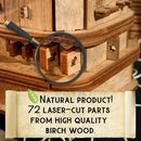 Davy Jones Locker Clue Box – 3D Wooden Puzzle Escape Room Brain Teaser