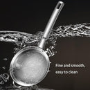 Stainless Steel Fine Mesh Strainer – 7" Kitchen Sieve for Flour Oil Juice Tea & Coffee