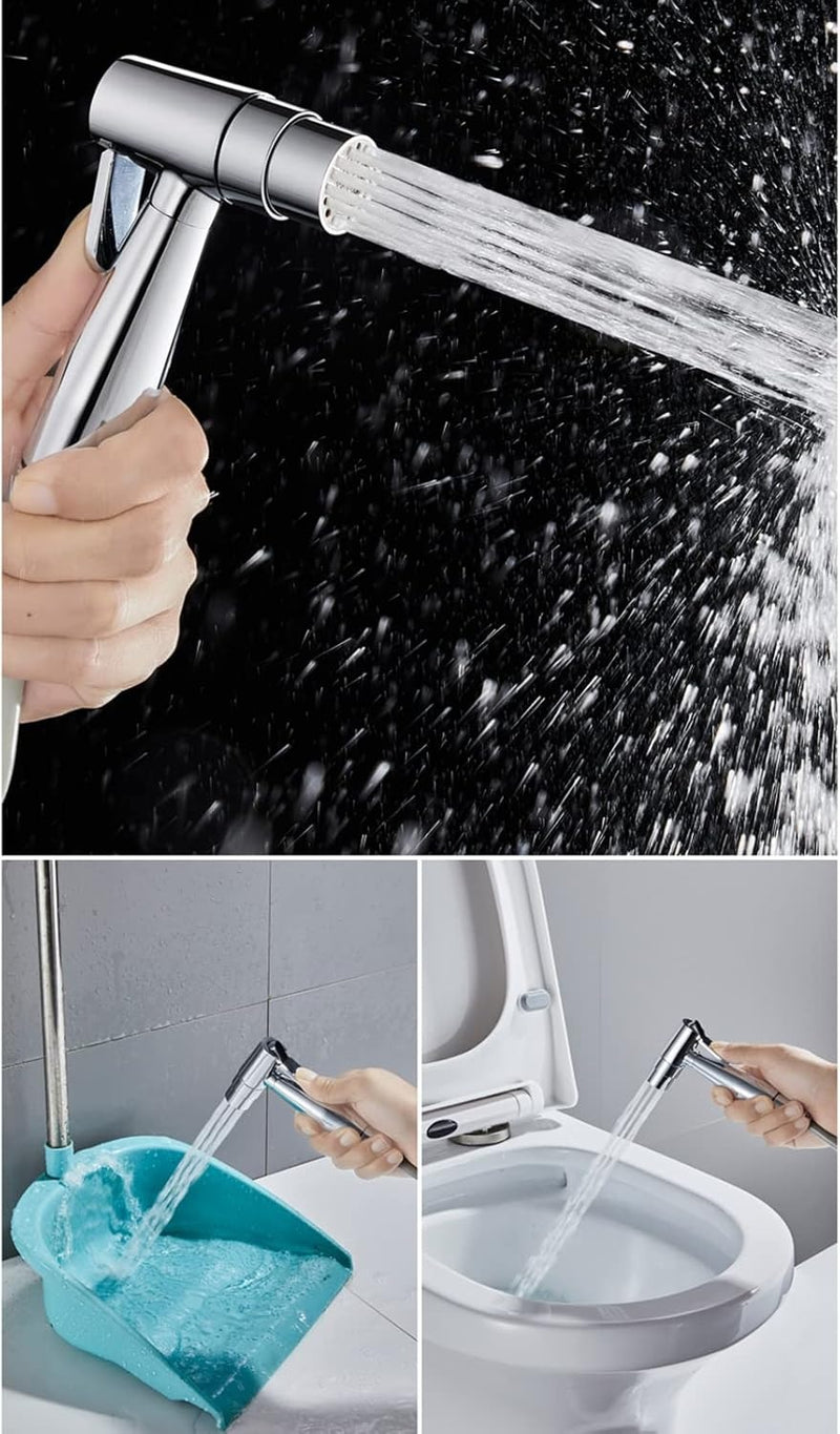 Handheld Bidet Sprayer – Stainless Steel Toilet Spray for Hygiene & Cleaning