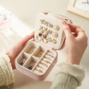 Velvet Jewellery Travel Box – Portable Organiser