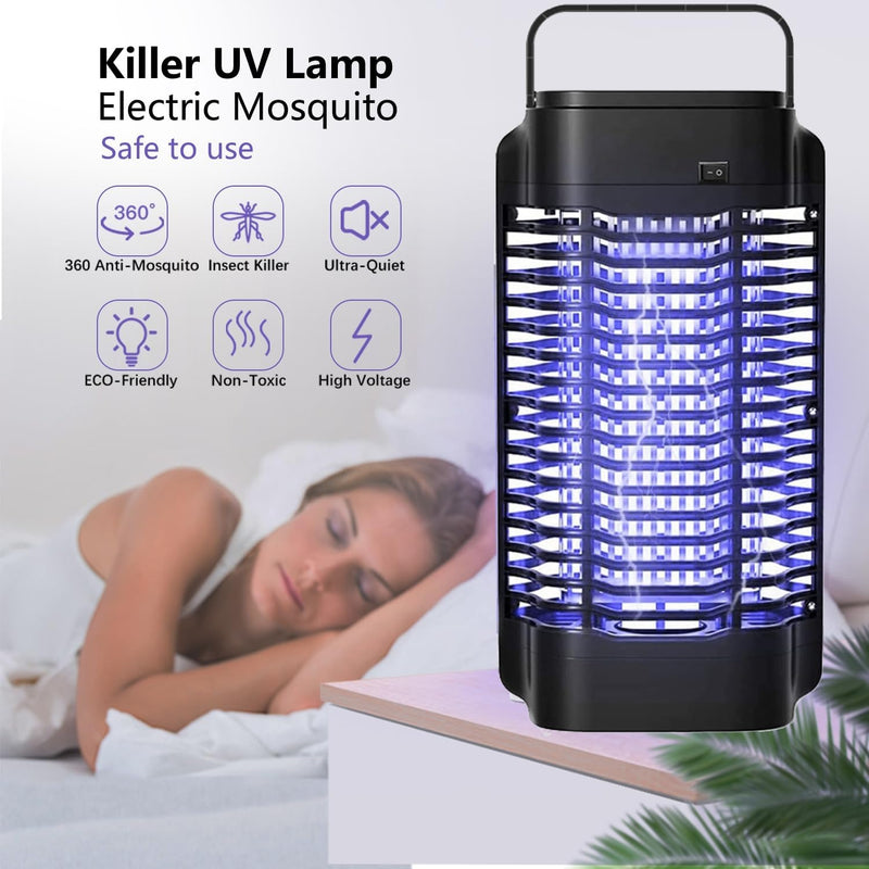 Electric Bug Zapper 4200V – 18W Waterproof Mosquito Killer Lamp for Indoor & Outdoor Use