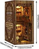 Library-Themed 3D Book Nook Kit – DIY Decorative Bookends with LED Lights