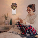 3D Glass Electric Wax Melt Burner – Aromatherapy Wax Melting Lamp & Oil Diffuser