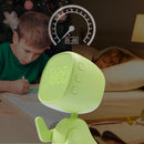 Dinosaur Kids Alarm Clock – Rechargeable with Night Light Snooze & 6 Alarms