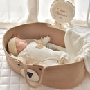 Cozy Baby Moses Basket – Portable Cotton Rope Infant Bed & Carrycot