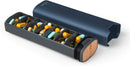7-Day Pill Box - Stylish Aluminium & Wood Pill Organiser for Vitamins & Medication