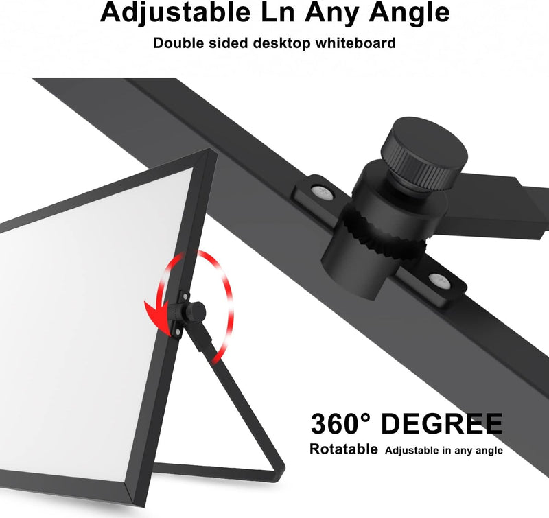 Mini Magnetic Whiteboard – Portable Double-Sided Dry Erase Easel 30x40cm