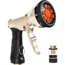 Watering Gun - 7 Pattern Spray 100% Metal With Nozzle for Garden Car & Pets
