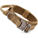 Tactical Dog Collar with Control Handle and D-ring for a Dog leash