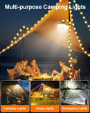 4-in-1 Portable Camping Light – Retractable Waterproof and Dual Lights – 10 Meter