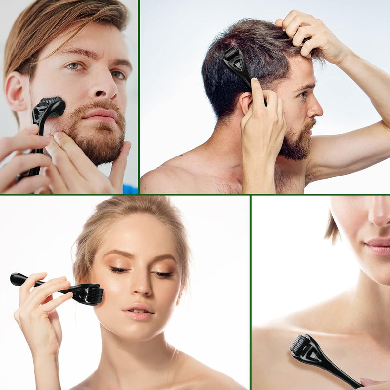 Derma Roller – Microneedle Roller for Face Beard & Scalp