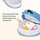 Cozy Baby Travel Cot with Toy – Soft Portable Bed with Mosquito Net