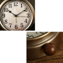 Classic European Design Clock – Silent Non-Ticking Quartz Desk Clock