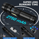 Ultra-Powerful LED Flashlight Rechargeable - 5 Modes and Waterproof
