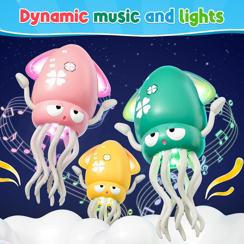 Smart Dancing Octopus Toy – Rechargeable Moving Squid with Sensor for Kids